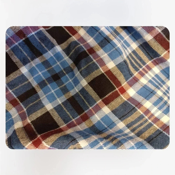 Wild Fable Cropped Plaid Short Sleeve  Top Size XXL - Picture 8 of 10